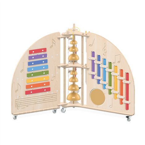 Colt de joaca mobil, Insula cu instrumente muzicale, pentru gradiita - imagine 8